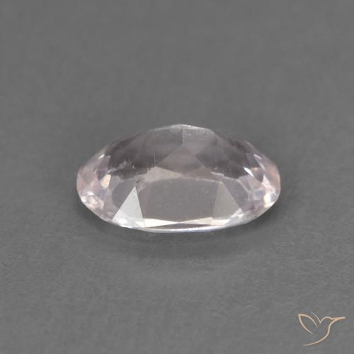 Morganite Gemstone in 6.3 x 4.6 mm Size for Sale, Morganite Stone in Very Light Pink Color