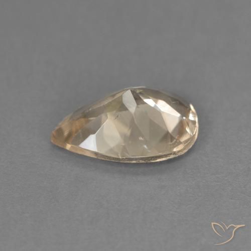 Morganite Gemstone in 8 x 6 mm (calibrated) Size for Sale, Morganite Stone in Light Neutral Orange Color