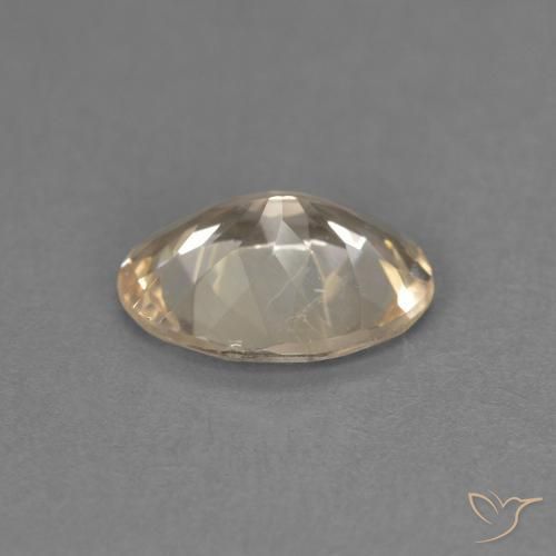 Morganite Gemstone in 8 x 6 mm (calibrated) Size for Sale, Morganite Stone in Light Orange Color