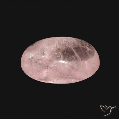 Morganite Gemstone in 14 x 10 mm (calibrated) Size for Sale, Morganite Stone in Flamingo Pink Color