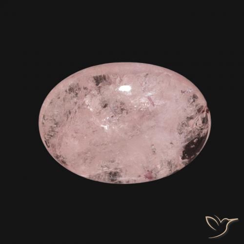 4.01ct Natural Light Pink Morganite, Oval, Translucent