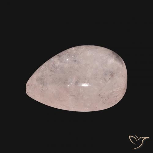 Morganite Gemstone in 15 x 10.8 mm Size for Sale, Morganite Stone in Flamingo Pink Color