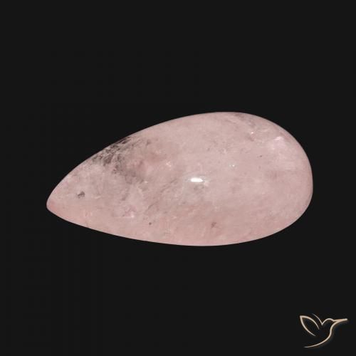 Morganite Gemstone in 17.9 x 10.2 mm Size for Sale, Morganite Stone in Medium Pink Color