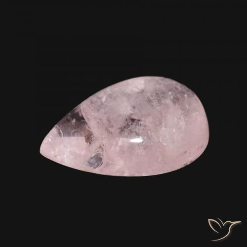 Morganite Gemstone in 14 x 10 mm (calibrated) Size for Sale, Morganite Stone in Medium Pink Color