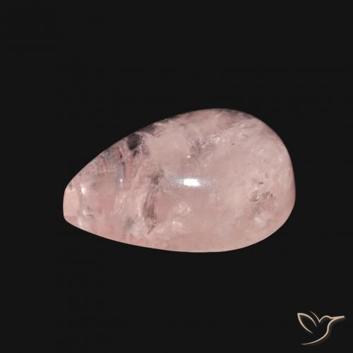 Morganite Gemstone in 12 x 8 mm (calibrated) Size for Sale, Morganite Stone in Medium Pink Color