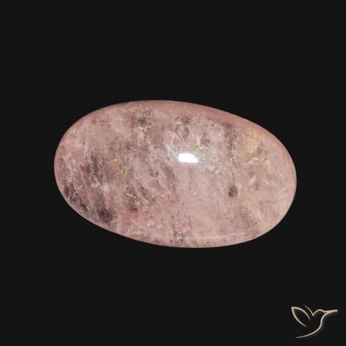 4.29 ct Pink Morganite Stone, Natural Morganite in Oval Cabochon Shape for Sale