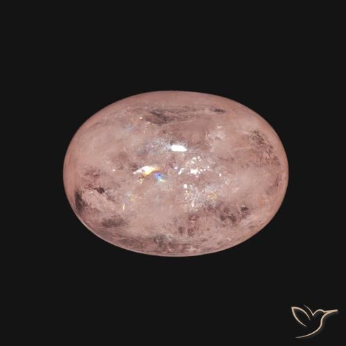 3.55ct Natural Light Pink Morganite, Oval, Transparent