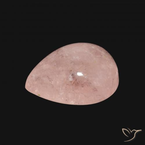 Morganite Gemstone in 12 x 9 mm Size for Sale, Morganite Stone in Light Pink Color