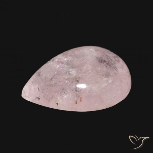 Morganite Gemstone in 14 x 10 mm (calibrated) Size for Sale, Morganite Stone in Light Pink Color