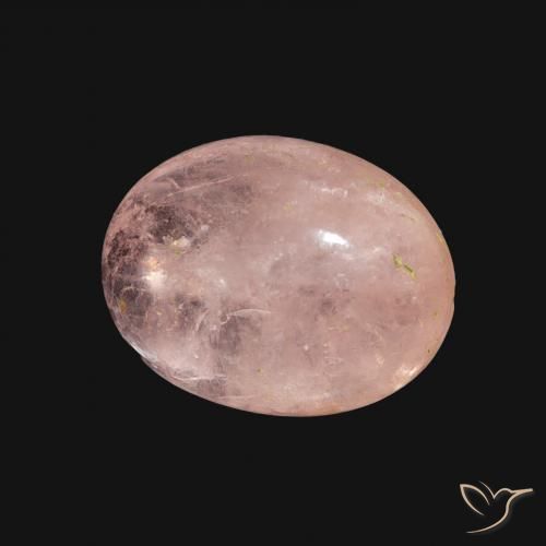 4.05 ct Pink Morganite Stone, Natural Morganite in Oval Cabochon Shape for Sale