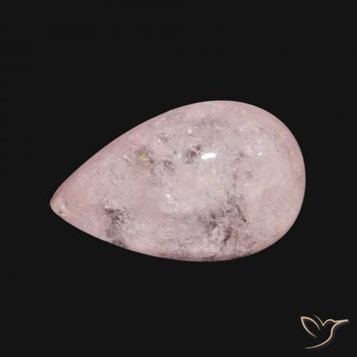 5.64ct Natural Light Pink Morganite, Pear Shape, Transparent