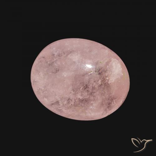 6.00 ct Pink Morganite Stone, Natural Morganite in Oval Cabochon Shape for Sale