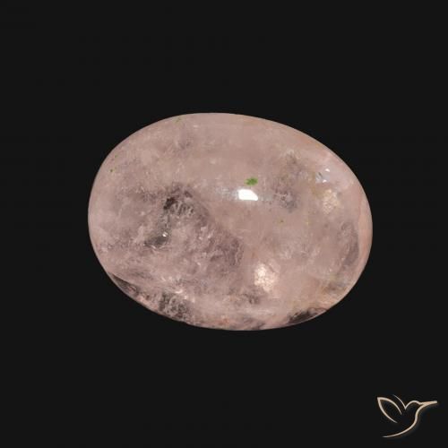 4.48 ct Pink Morganite Stone, Natural Morganite in Oval Cabochon Shape for Sale