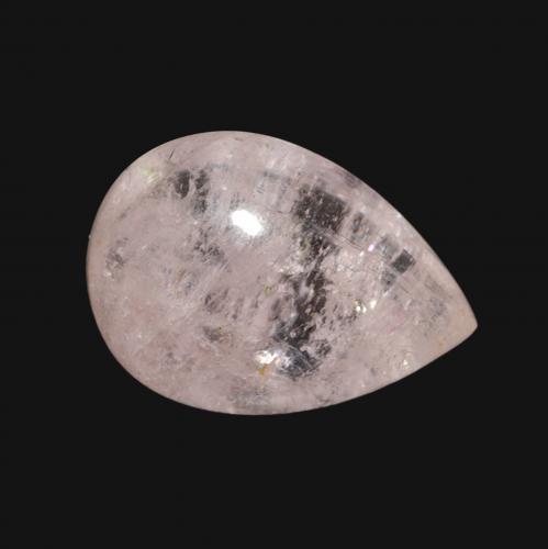 5.09 ct Pink Morganite Stone, Natural Morganite in Pear Cabochon Shape for Sale