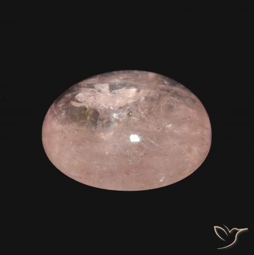 Morganite Gemstone in 13 x 11 mm (calibrated) Size for Sale, Morganite Stone in Flamingo Pink Color