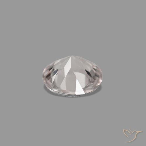 Morganite Gemstone in 3.8 mm Size for Sale, Morganite Stone in Flamingo Pink Color