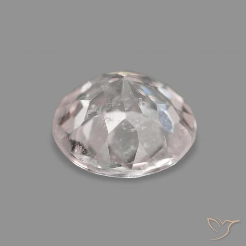 Morganite Gemstone in 5.5 mm (calibrated) Size for Sale, Morganite Stone in Very Light Pink Color