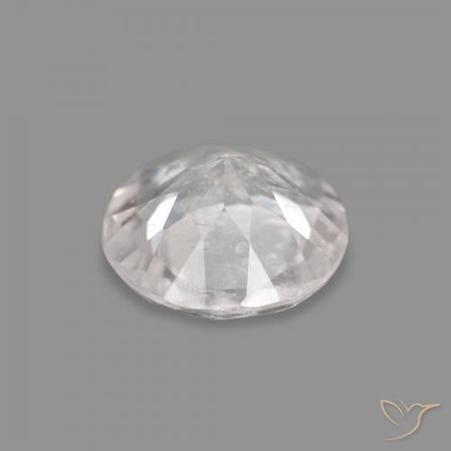 Morganite Gemstone in 5 mm (calibrated) Size for Sale, Morganite Stone in Very Light Pink Color