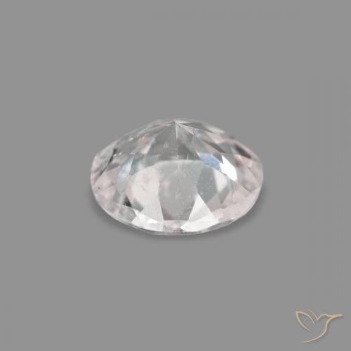 Morganite Gemstone in 5 mm (calibrated) Size for Sale, Morganite Stone in Very Light Pink Color