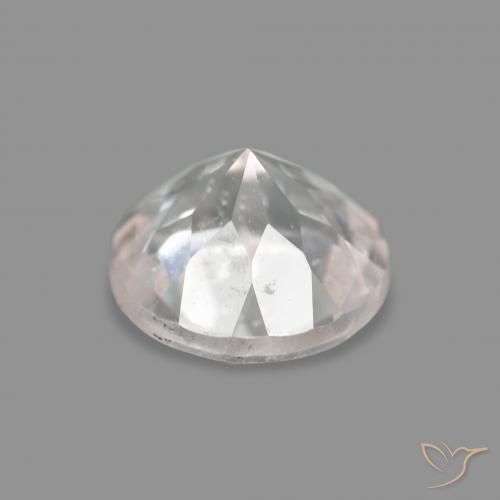 Morganite Gemstone in 4.7 mm Size for Sale, Morganite Stone in Very Light Pink Color