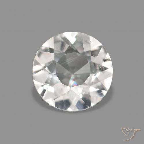 0.47ct Very Light Pink Morganite, Round, VS