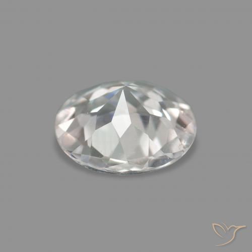 Morganite Gemstone in 5.5 mm (calibrated) Size for Sale, Morganite Stone in Very Light Pink Color