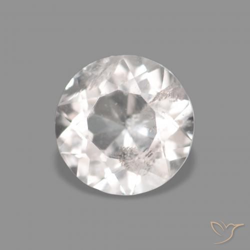 0.32 ct Pink Morganite Stone, Natural Morganite in Round Facet Shape for Sale