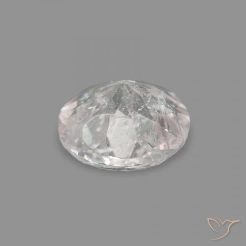 Morganite Gemstone in 4 mm (calibrated) Size for Sale, Morganite Stone in Very Light Pink Color
