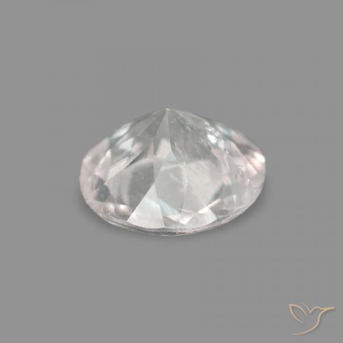 Morganite Gemstone in 4 mm (calibrated) Size for Sale, Morganite Stone in Very Light Pink Color