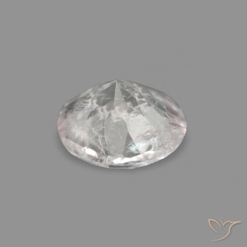 Morganite Gemstone in 4.2 mm Size for Sale, Morganite Stone in Very Light Pink Color