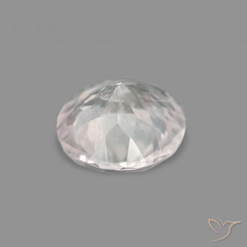 Morganite Gemstone in 5 mm (calibrated) Size for Sale, Morganite Stone in Very Light Pink Color