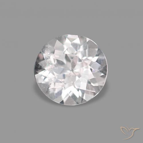 0.26 ct Pink Morganite Stone, Natural Morganite in Round Facet Shape for Sale
