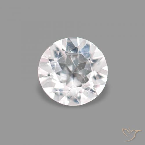 0.12ct Light Pink Morganite, Round, VS