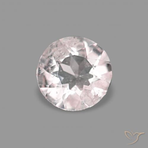 0.16ct Light Pink Morganite, Round, VS
