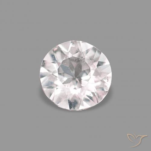 0.22ct Light Pink Morganite, Round, VS