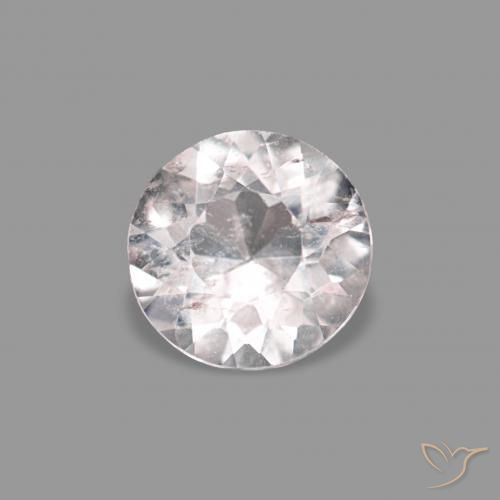 0.29 ct Pink Morganite Stone, Natural Morganite in Round Facet Shape for Sale