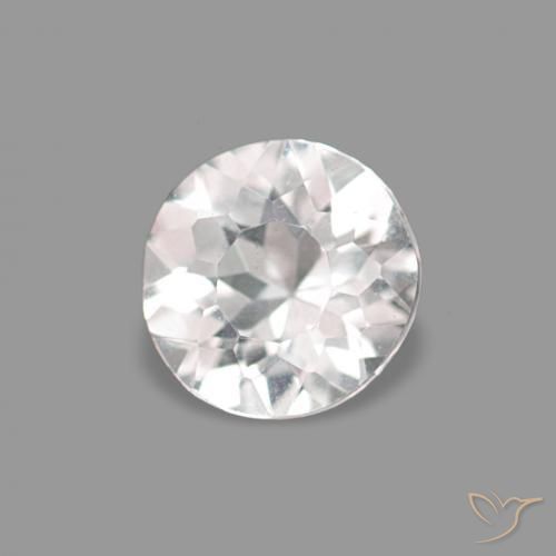 0.22 ct Pink Morganite Stone, Natural Morganite in Round Facet Shape for Sale