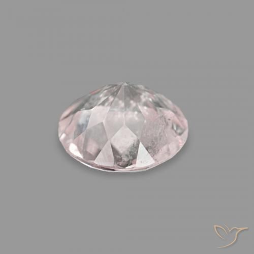 Morganite Gemstone in 4.5 mm (calibrated) Size for Sale, Morganite Stone in Very Light Pink Color