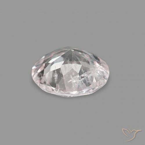 Morganite Gemstone in 5 mm (calibrated) Size for Sale, Morganite Stone in Very Light Pink Color