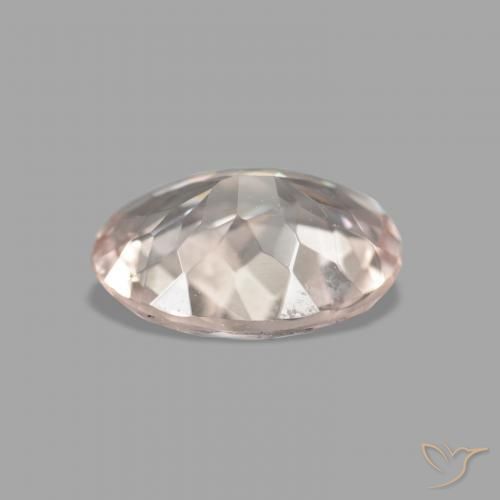 Morganite Gemstone in 8 x 6 mm (calibrated) Size for Sale, Morganite Stone in Medium Light-Pink Color