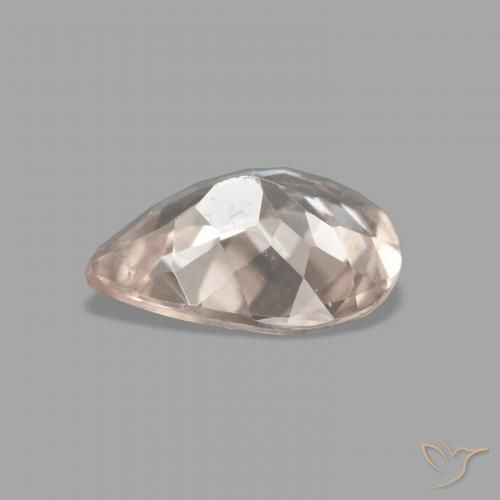 Morganite Gemstone in 8 x 6 mm (calibrated) Size for Sale, Morganite Stone in Medium Light-Pink Color