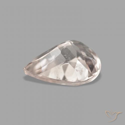 Morganite Gemstone in 8 x 6 mm (calibrated) Size for Sale, Morganite Stone in Salmon Pink Color