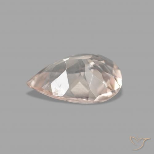 Morganite Gemstone in 8 x 6 mm (calibrated) Size for Sale, Morganite Stone in Medium Light-Pink Color