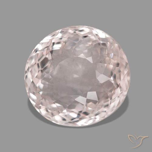 6.70 ct Pink Morganite Stone, Natural Morganite in Oval Portuguese-Cut Shape for Sale