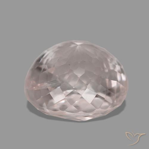 Morganite Gemstone in 11.6 x 10.9 mm Size for Sale, Morganite Stone in Light Pink Color