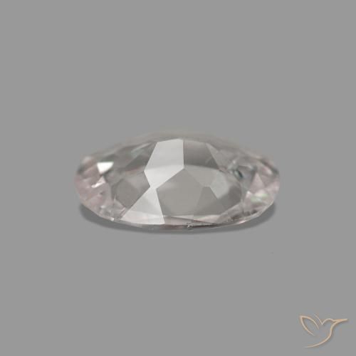 Morganite Gemstone in 6 x 4.6 mm Size for Sale, Morganite Stone in Flamingo Pink Color