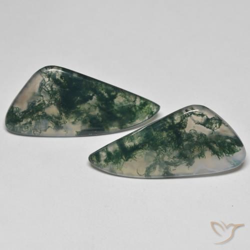 23.57ctw Natural Multicolor Moss Agate, Fancy, Transparent