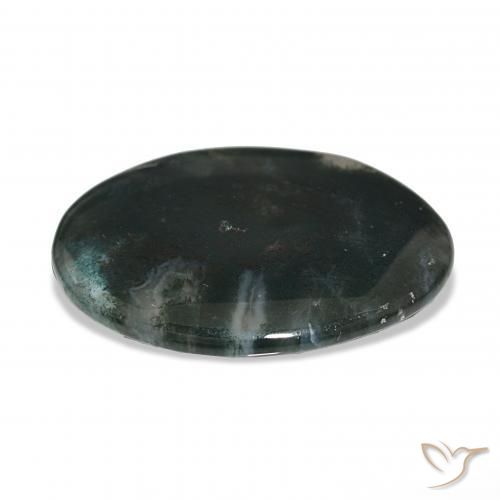 Moss Agate Gemstone in 35.1 x 23.9 mm Size for Sale, Moss Agate Stone in Multicolor Color