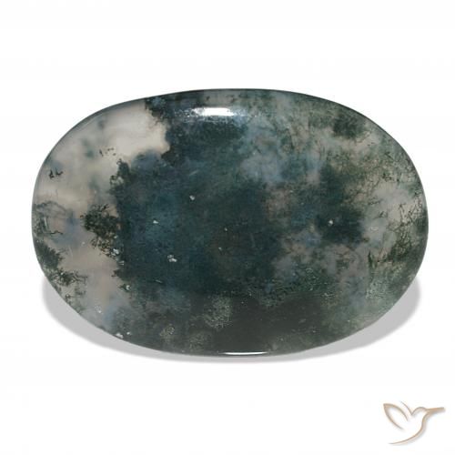 45.08ct Multicolor Moss Agate, Oval, Translucent