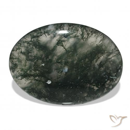 53.06ct Multicolor Moss Agate, Oval, Translucent
